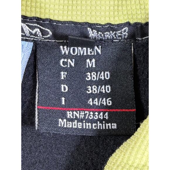 Marker Women Medium Green Black Zip Front Long Sleeve Lightweight Cycling Jacket - Picture 5 of 11